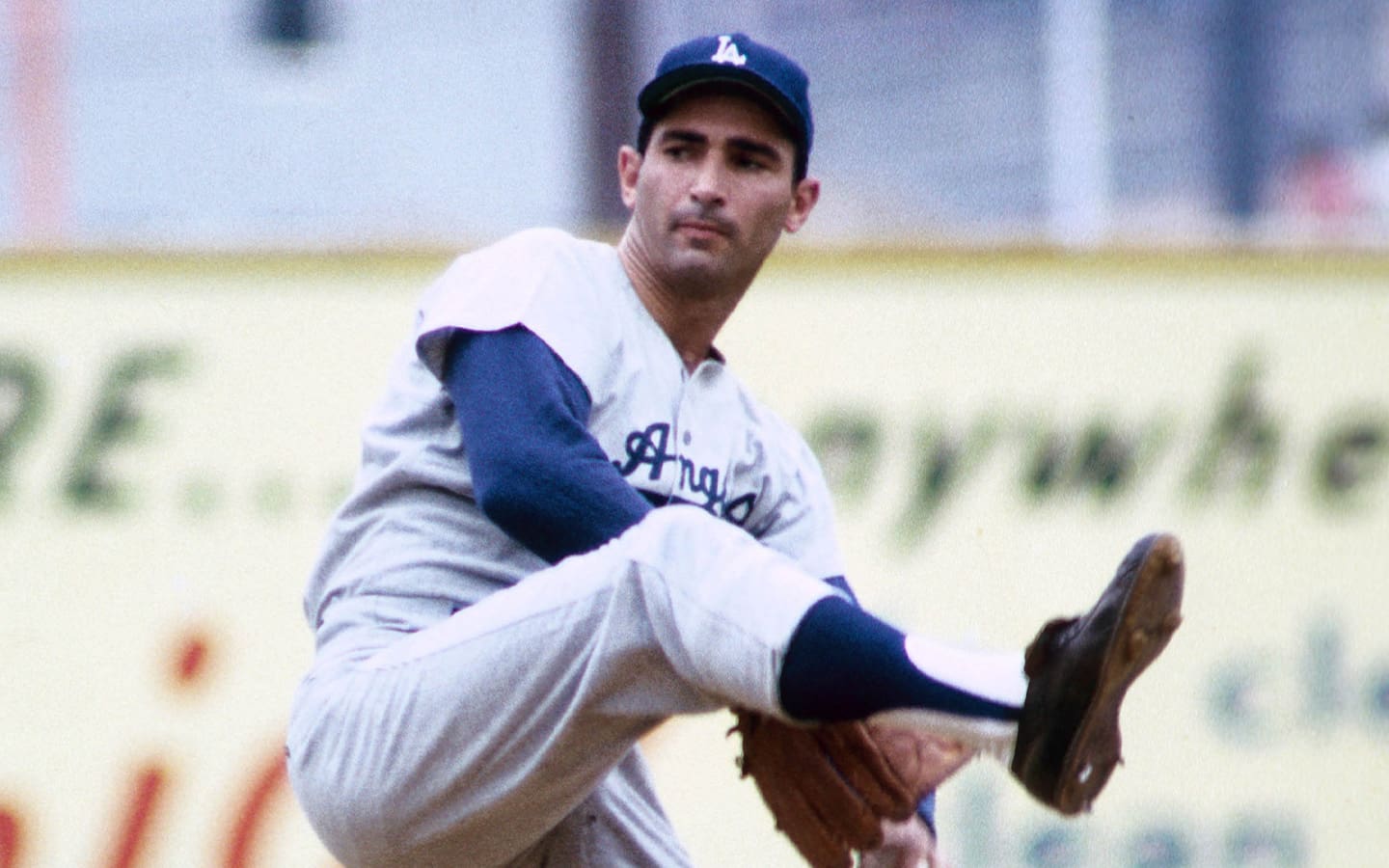 Jun 1964; Unknown Location, USA; FILE PHOTO; Los Angeles Dodgers pitcher Sandy Koufax in action during the 1964 season. Mandatory Credit: Photo by Malcolm Emmons-Imagn Images (c) Copyright Malcolm Emmons