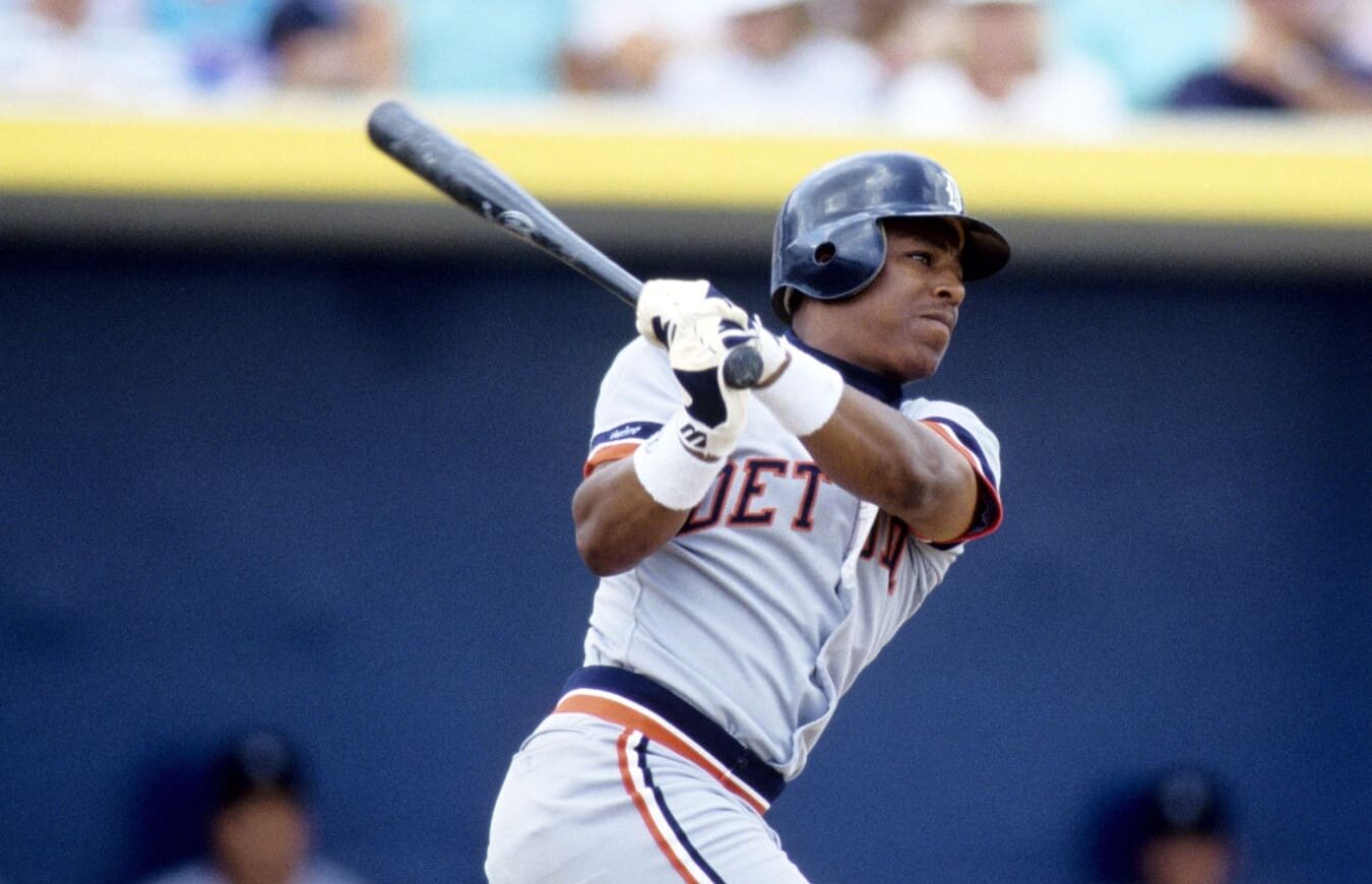 Mar 1991; Port Charlotte, FL, USA; FILE PHOTO; Detroit Tigers infielder Lou Whitaker in action during the 1991 spring training season. Mandatory Credit: USA TODAY Sports