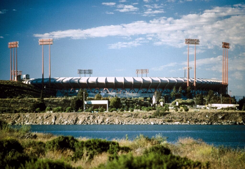 1990, San Francisco, CA, USA; FILE PHOTO; General view of Candlestick park home of the San Francisco Giants. Mandatory Credit: RVR Photos-USA TODAY Sports