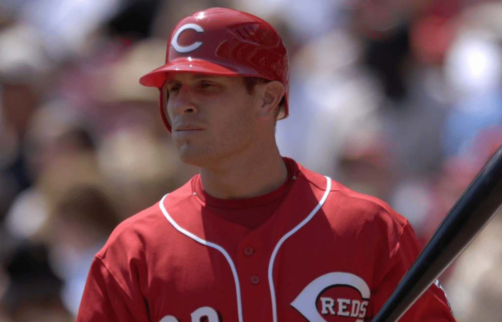 Apr 22, 2007; Cincinnati, OH, USA; Cincinnati Reds right fielder (33) Josh Hamilton bats in the first inning against the Philadelphia Phillies at Great American Ballpark in Cincinnati, OH.Phillies won 9-3. Mandatory Credit: Frank Victores-Imagn Images Copyright (c) Frank Victores
