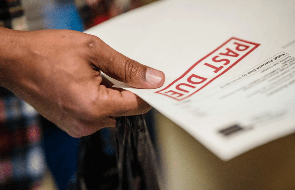 A 401(k) statement with a withdrawal notice