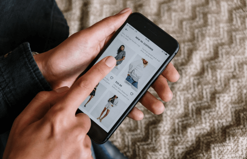 A phone screen showing in-app purchases and subscriptions