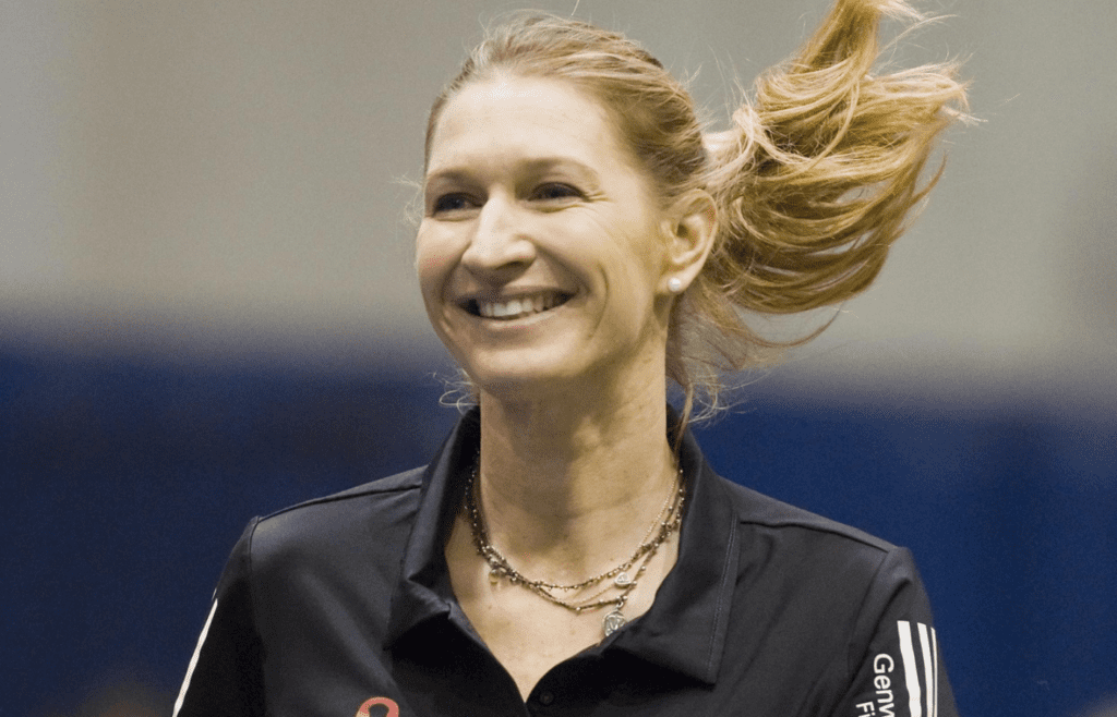 Steffi Graf at the WTT Smash Hits at American University