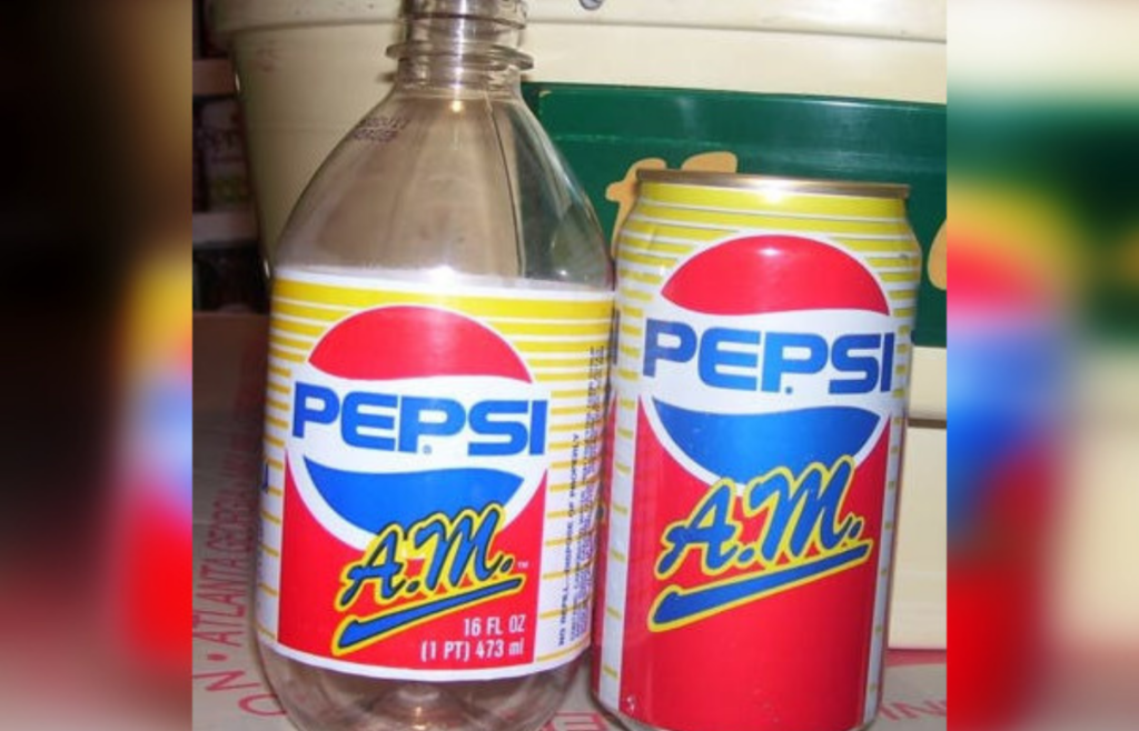 Pepsi A.M. Can and Bottle