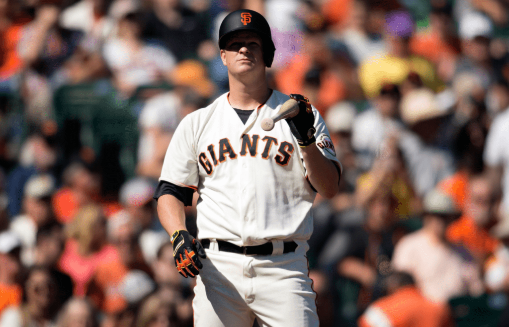 Sep 30, 2017; San Francisco, CA, USA; San Francisco Giants starting pitcher Matt Cain (18) against the San Diego Padres in the fourth inning at AT&T Park. Mandatory Credit: D. Ross Cameron-Imagn Images