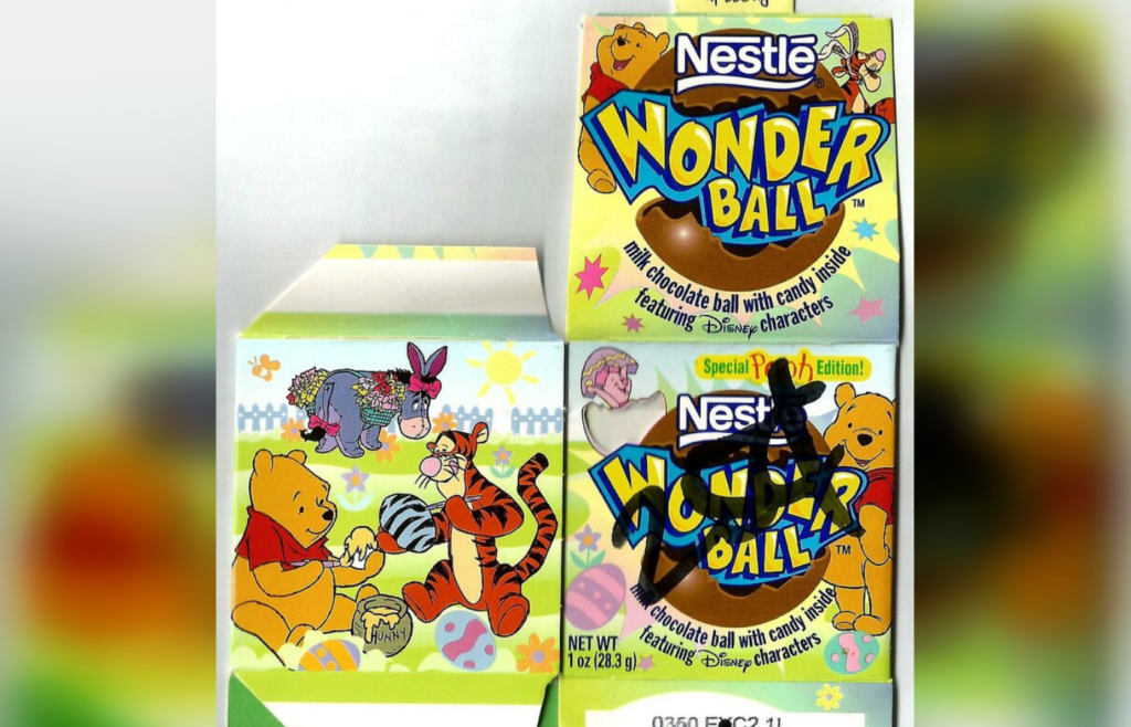 Nestle Wonder Ball box