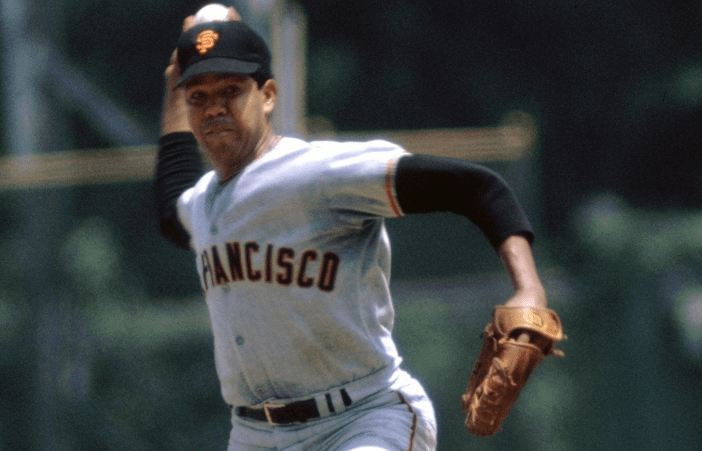 Jun 23, 1968; Pittsburgh, PA, USA; FILE PHOTO; San Francisco Giants pitcher Juan Marichal in action against the Pittsburgh Pirates at Forbes Field. Mandatory Credit: Malcolm Emmons-Imagn Images