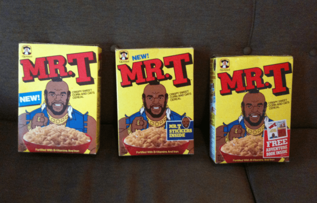 Mr. T Cereal: All 3 Boxes