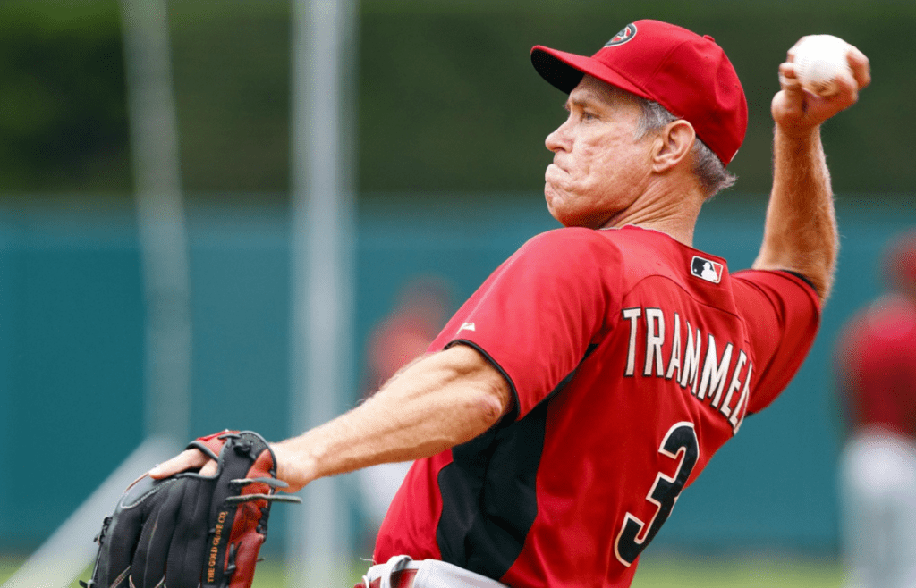 June 24, 2010; Detroit, MI, USA; Arizona Diamondbacks bench coach Alan Trammell (3) during batting practice before the game against the Detroit Tigers at Comerica Park. Mandatory Credit: Rick Osentoski-Imagn Images