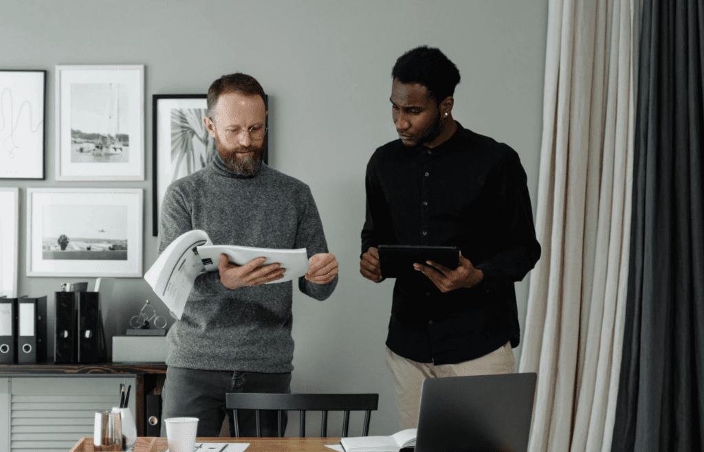 A person hesitating to invest