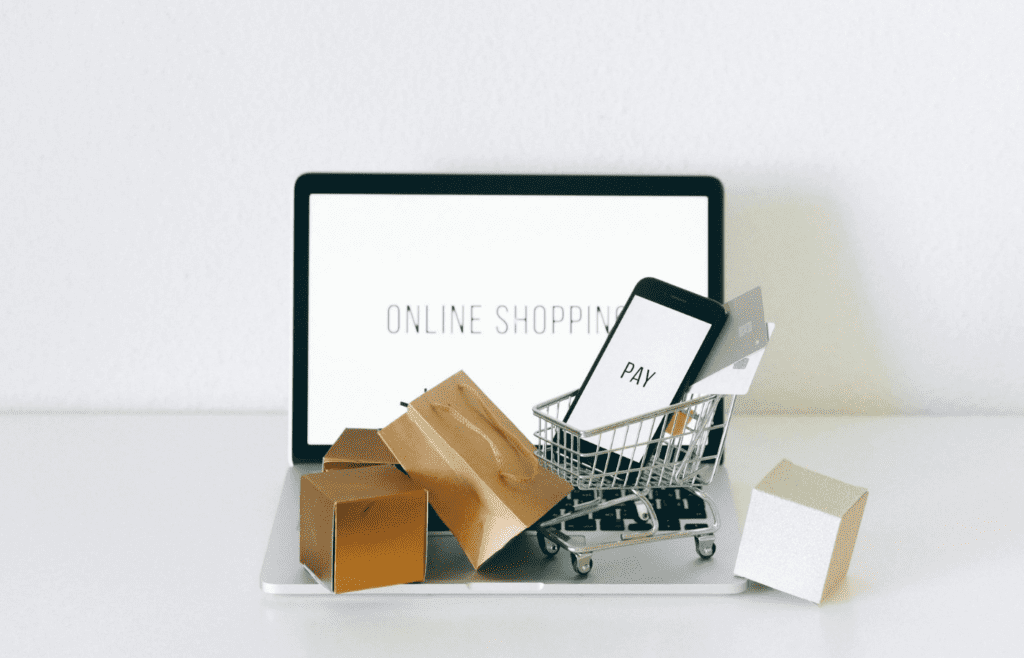 An online shopping cart with a promo banner