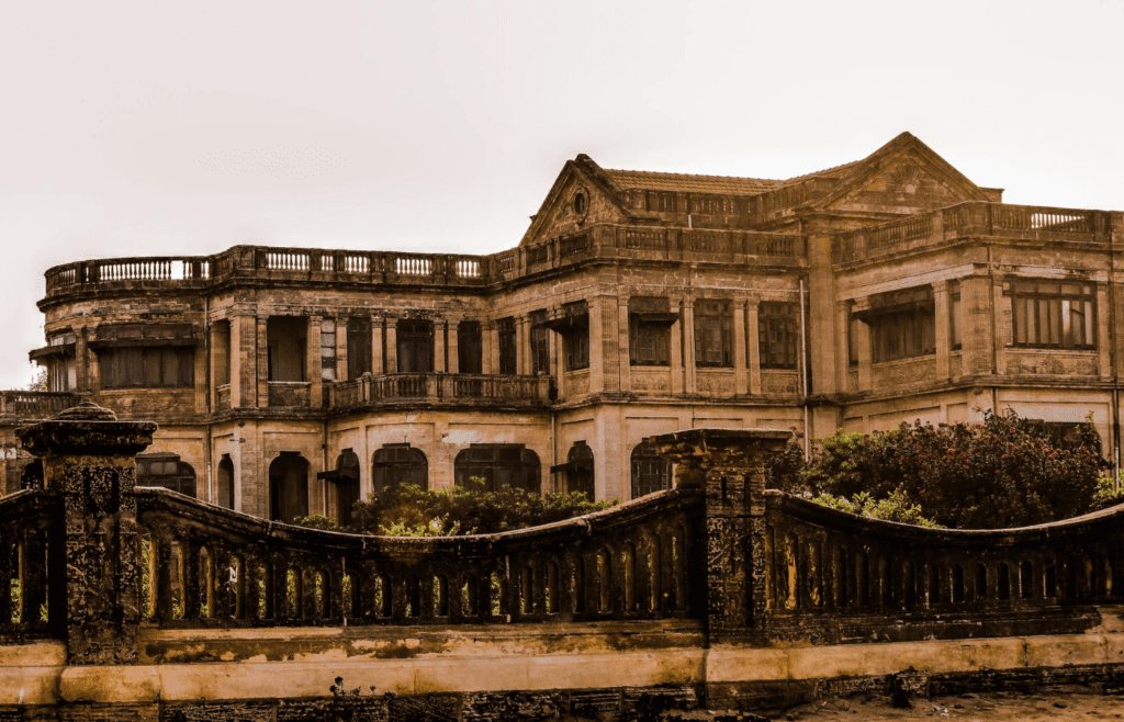 Large, empty mansion