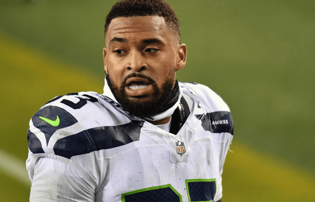 Nov 30, 2020; Philadelphia, Pennsylvania, USA; Seattle Seahawks strong safety Jamal Adams (33) walks off the field after win against the Philadelphia Eagles at Lincoln Financial Field. Mandatory Credit: Eric Hartline-Imagn Images