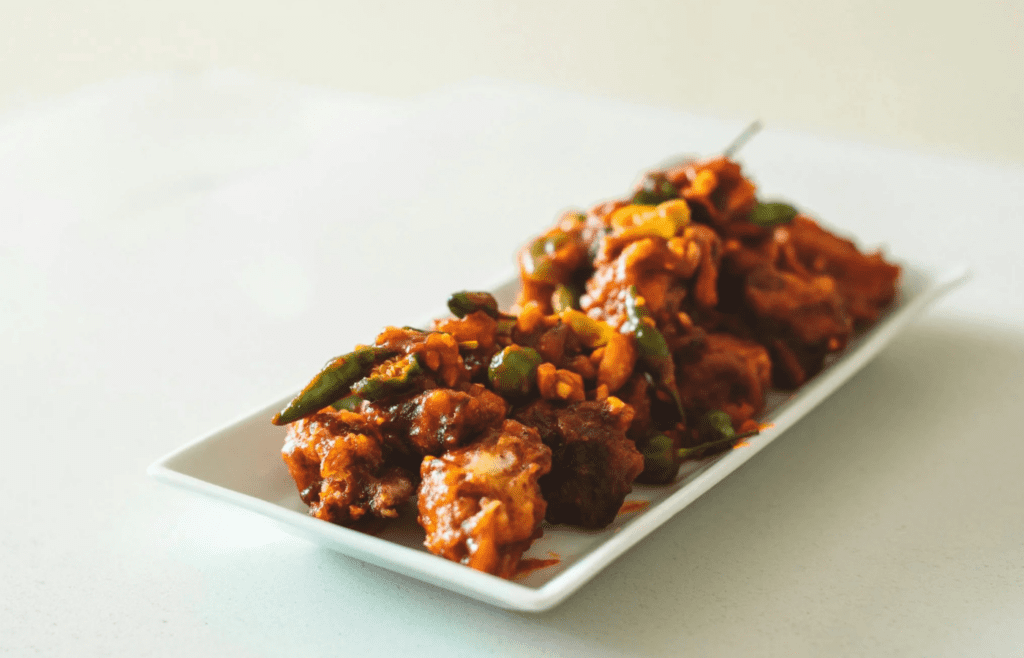 Chicken in vacuum-sealed marinated packs