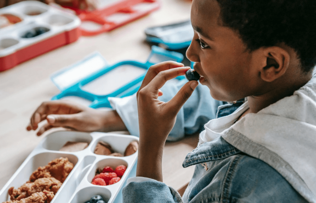 Mini boxes of cereal for kids’ lunches
