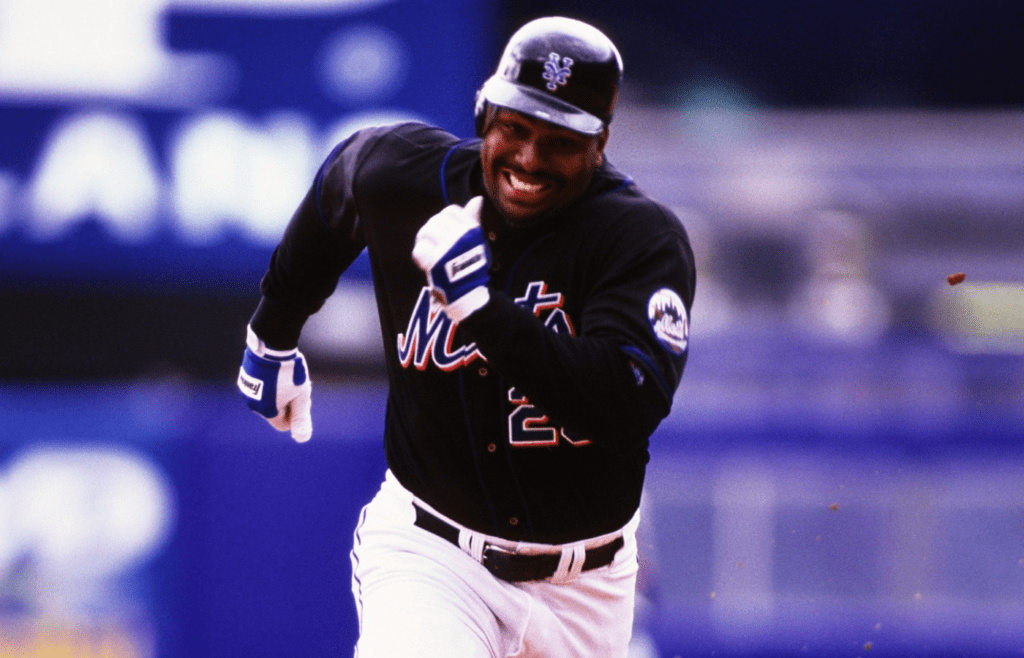 Apr 17, 1999; Flushing, NY, USA; FILE PHOTO; New York Mets outfielder Bobby Bonilla (25) in action against the Montreal Expos at Shea Stadium. Mandatory Credit: Lou Capozzola-USA TODAY NETWORK