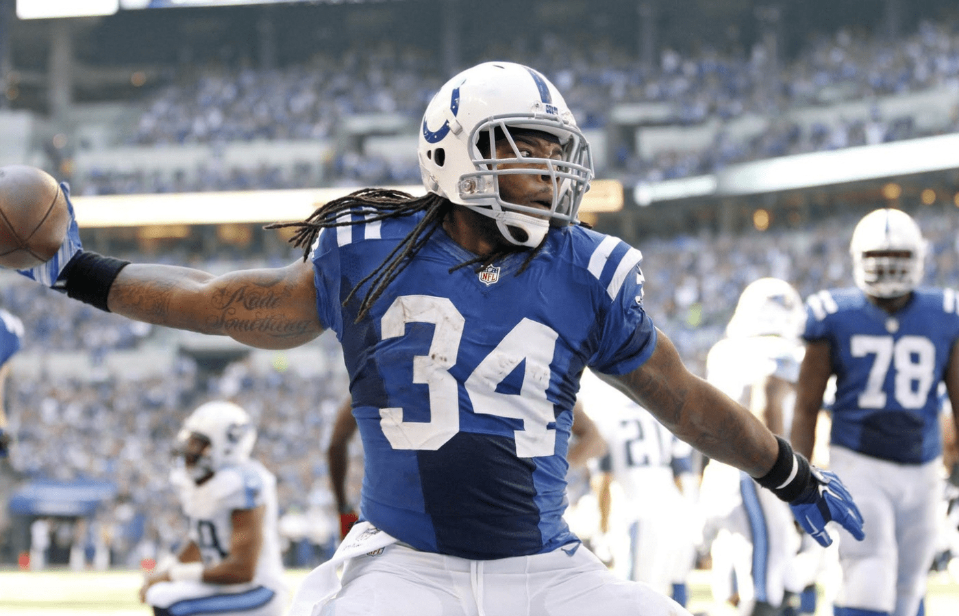 2012: Trent Richardson, RB from Alabama. Drafted No. 3 by the Browns. Indianapolis Colts Beat The Tennessee Titans 41 17
