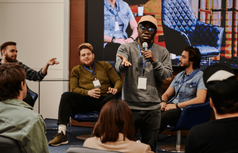 Speaker questioning the need for new ideas