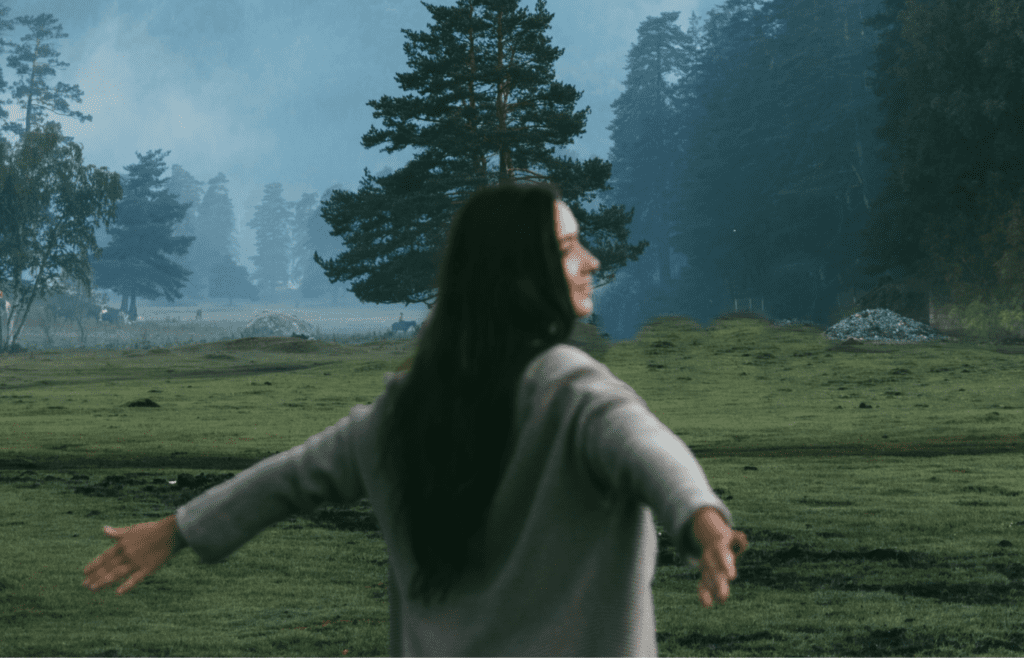 A person adjusting to a new environment