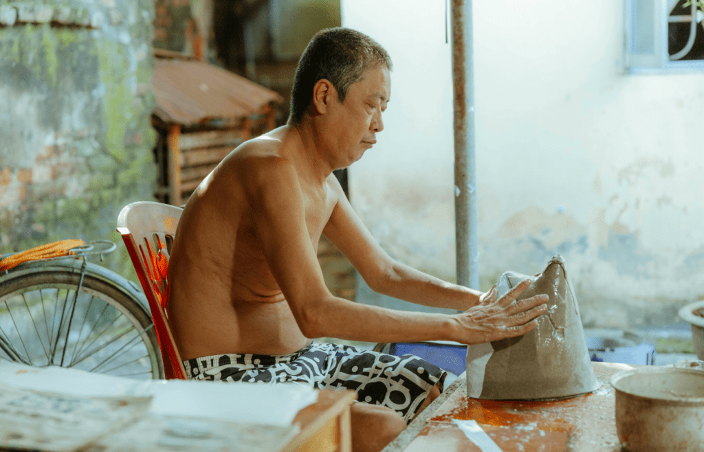 A person involved in a unique craft or activity