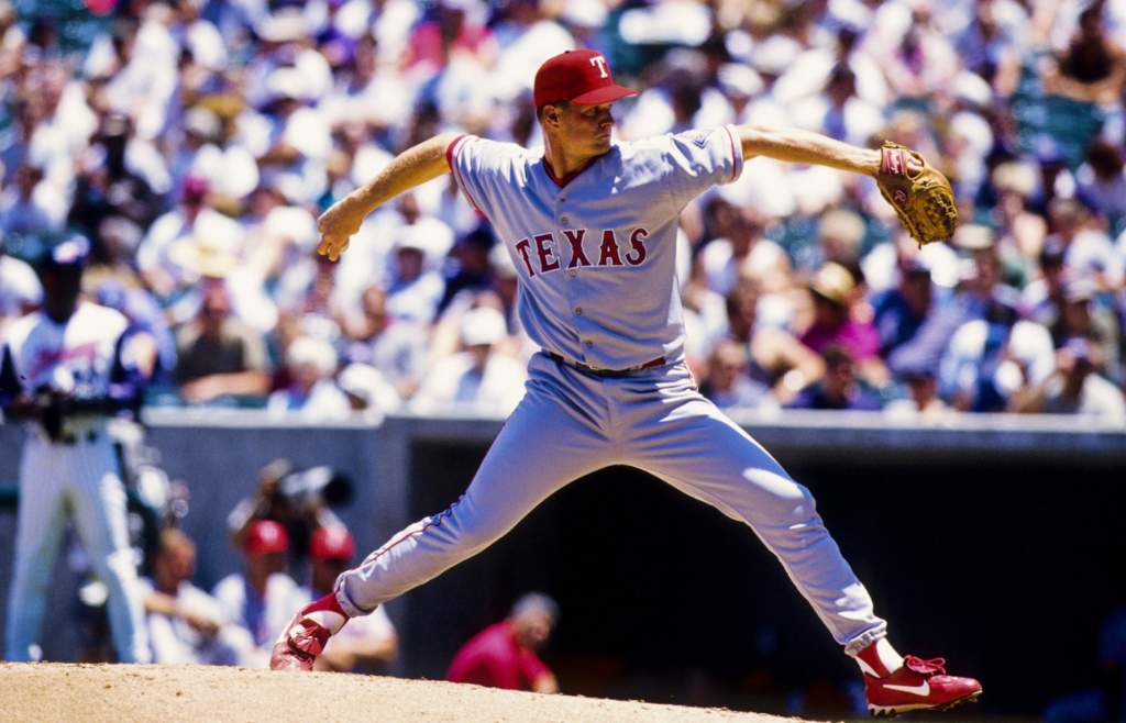 1998, Unknown location, USA; FILE PHOTO; Texas Rangers pitcher Todd Van Poppel in action on the mound against during the 1998 season. Mandatory Credit: RVR Photos-Imagn Images