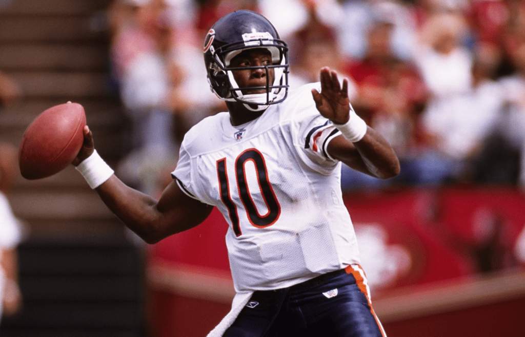 Chicago Bears quarterback Kordell Stewart (10) in action against the San Francisco 49ers at 3Com Park.