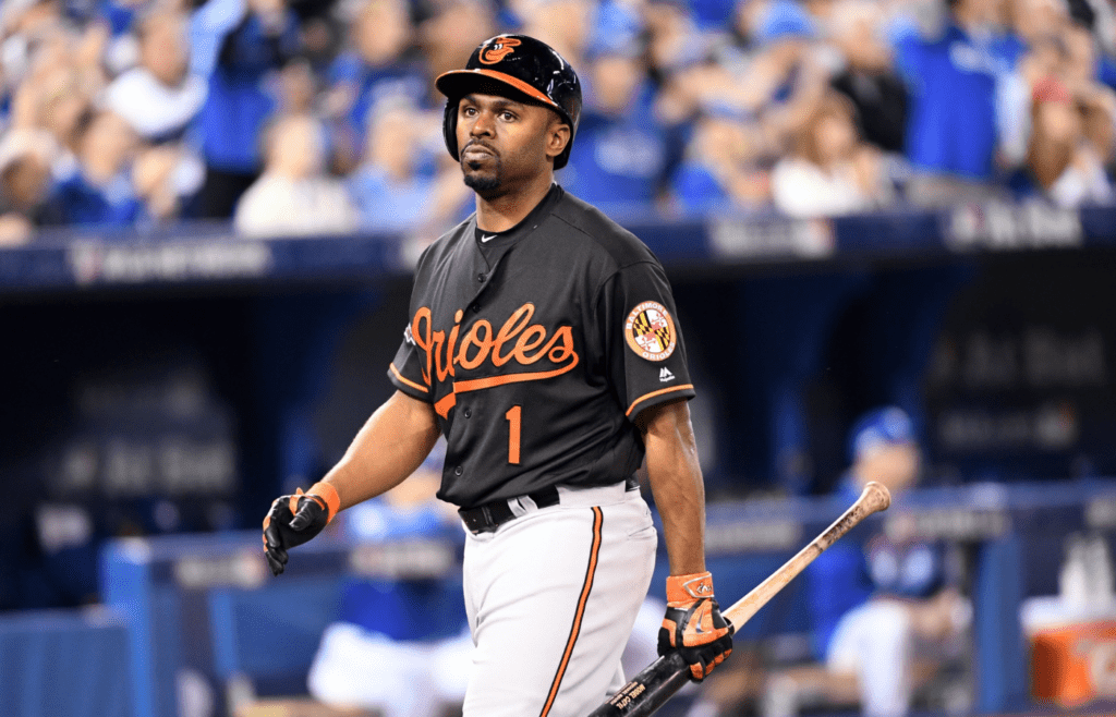 Baltimore Orioles center fielder Michael Bourn