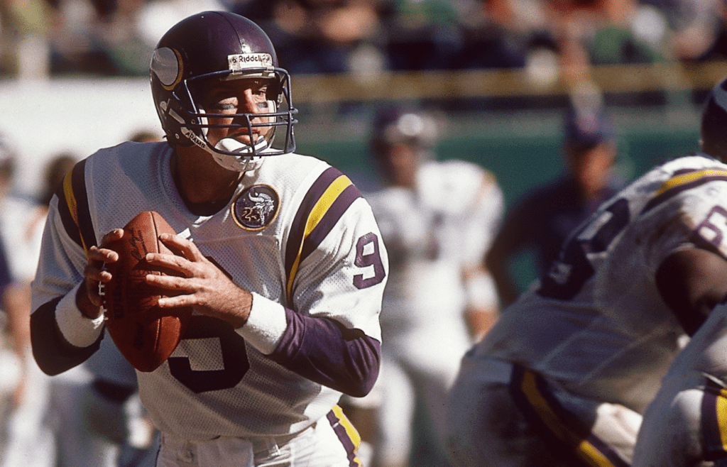 Minnesota Vikings quarterback Tommy Kramer