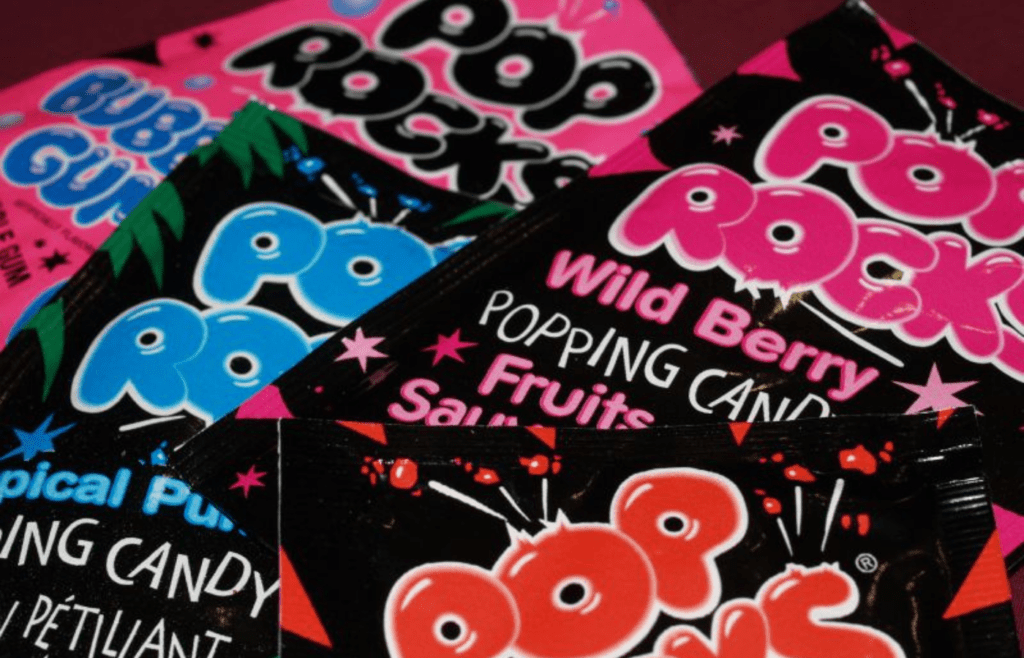 Pop Rocks Candy with Bonus Stickers