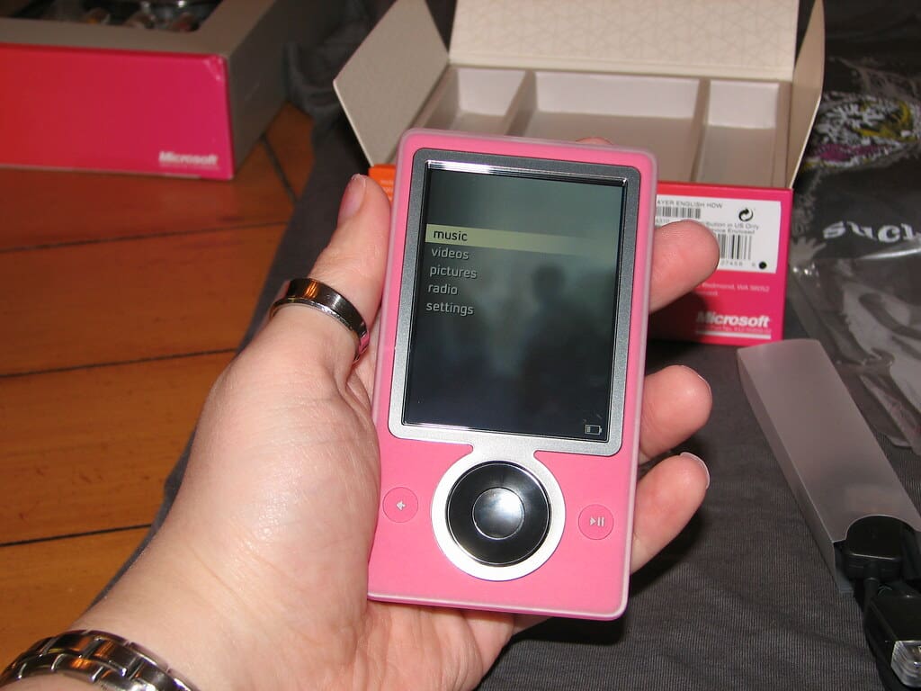A pink Zune!