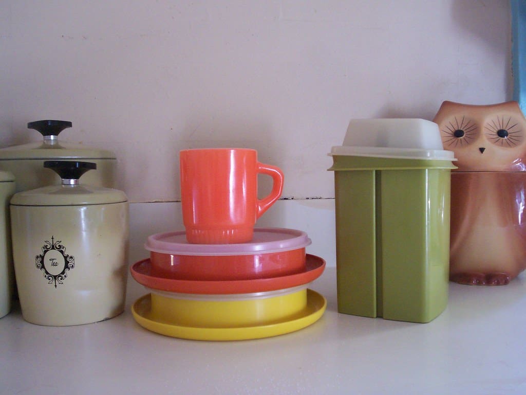Vintage Tupperware and Fire King