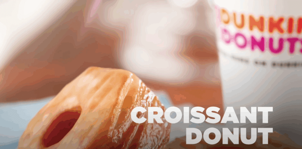 croissant donut dunkin donuts