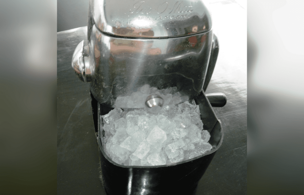 Black Metal Ice Crusher