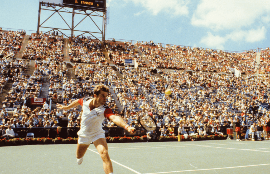 Unknown date, 1981; New York City, New York, USA: FILE PHOTO; Roscoe Tanner (USA) in action against Bj rn Borg (SWE) (not pictured) during the 1994 US Open at the USTA National Tennis Center. Mandatory Credit: Lou Capozzola-USA TODAY Network