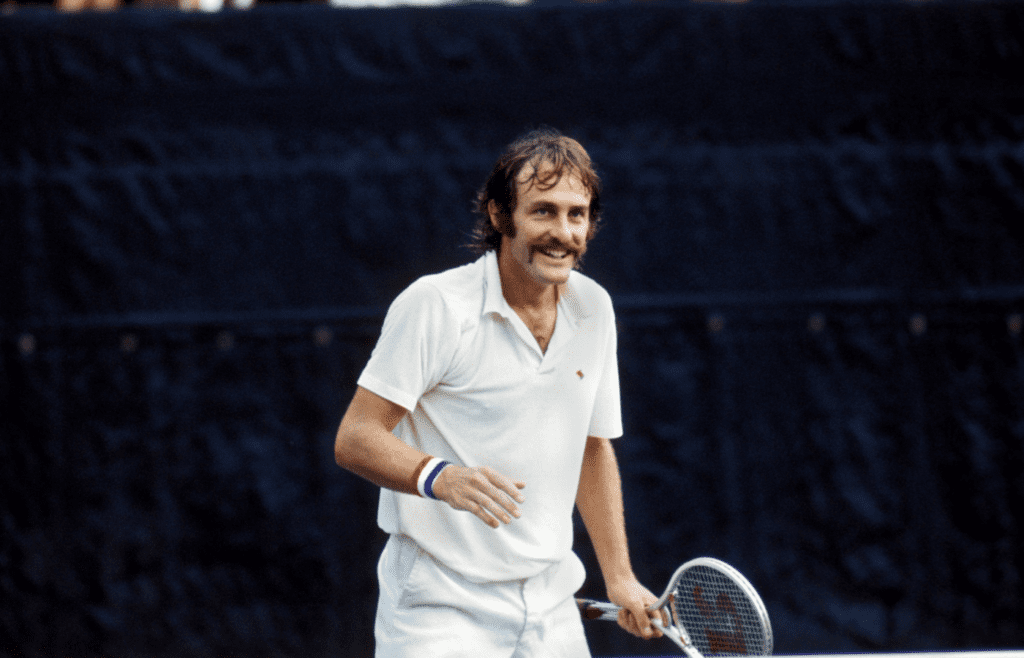 Jun 1974; Hilton Head, SC, USA; FILE PHOTO; John Newcomb during 1974 Family Circle Cup Tournament at Hilton Head. Mandatory Credit: Manny Rubio-Imagn Images © Copyright Manny Rubio