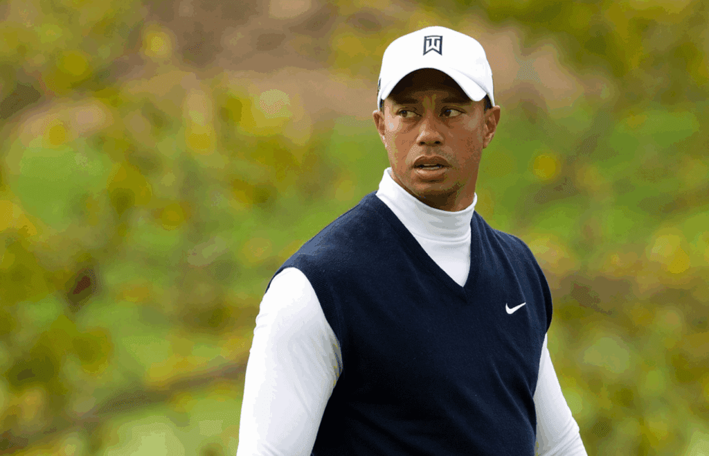 Oct 6, 2011; San Martin, CA, USA; Tiger Woods warms up on the putting green during the first round of the Frys.com Open at CordeValle Golf Club. Mandatory Credit: Allan Henry-Imagn Images