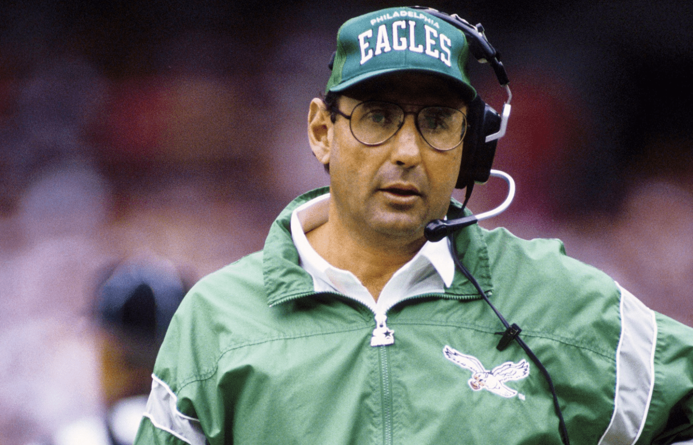 Oct 18, 1992; Washington, DC, USA; New York Jets head coach Rich Kotite on the sideline against the New England Patriots at RFK Stadium. FILE PHOTO; Mandatory Credit: Imagn Images