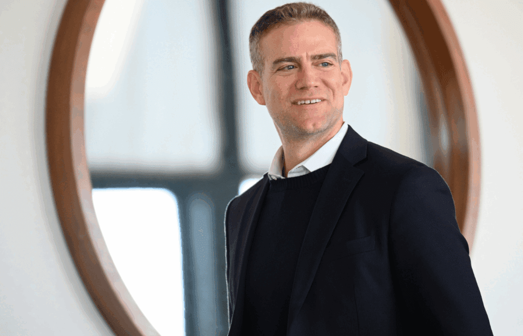 Dec 7, 2022; San Diego, CA, USA; MLB consultant Theo Epstein looks on during the 2022 MLB Winter Meetings at Manchester Grand Hyatt. Mandatory Credit: Orlando Ramirez-Imagn Images