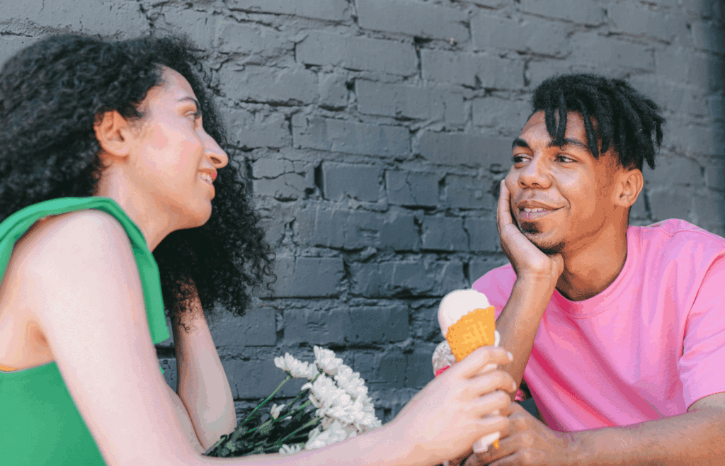 Man compliments woman with backhanded age remark