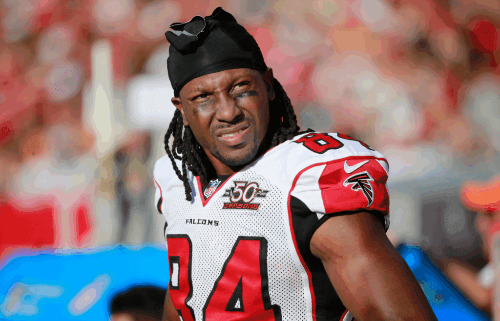 Dec 6, 2015; Tampa, FL, USA; Atlanta Falcons wide receiver Roddy White (84) during the second half at Raymond James Stadium. Tampa Bay Buccaneers defeated the Atlanta Falcons 23-19. Mandatory Credit: Kim Klement-Imagn Images