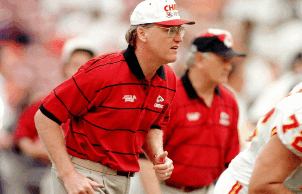 In 10 seasons under head coach Marty Schottenheimer, the Kansas City Chiefs finished first or second in the AFC West division nine times. Schottenhiemer Fbn Ca