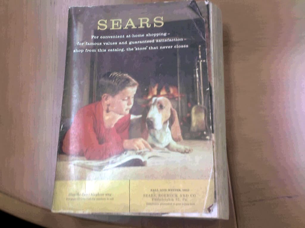 Sears Catalog from the 50's
