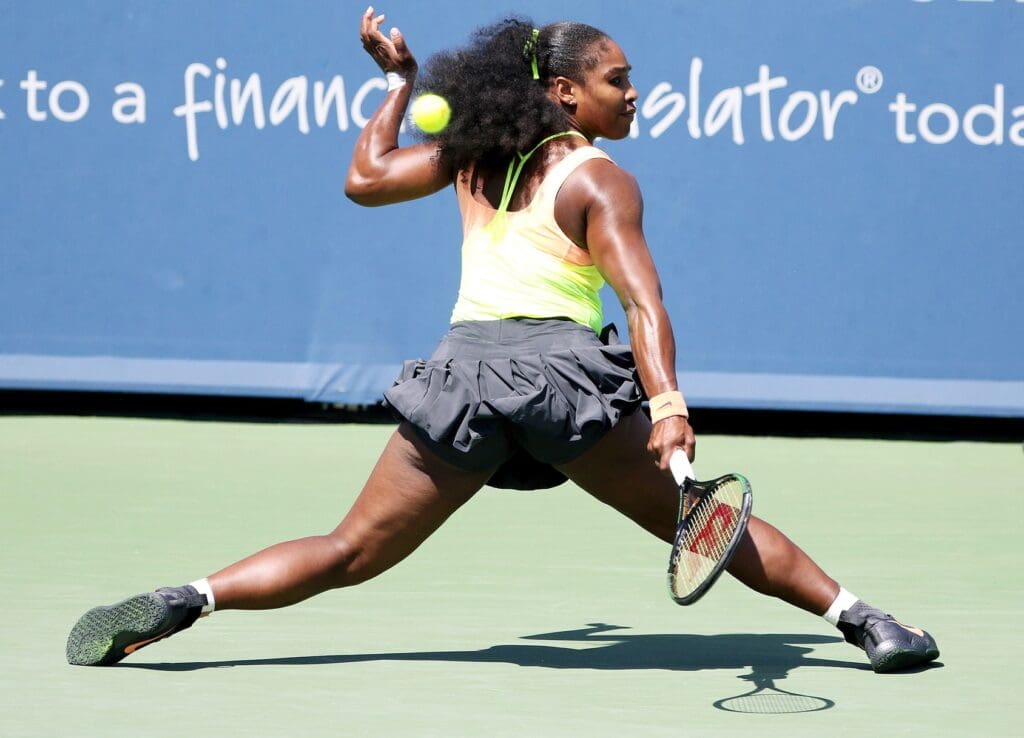Serena Williams beat Ana Ivanovic, 3-6, 6-4, 6-2, during the Western and Southern Open at the Lindner Family Tennis Center in Mason Friday August 19, 2015. Williams advances to the semi-finals.