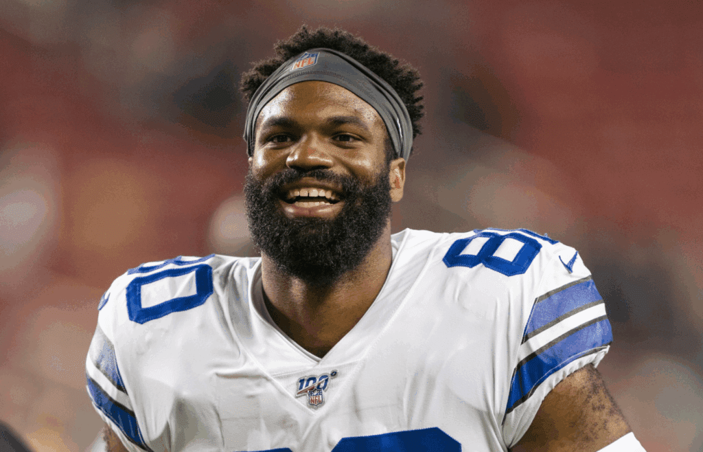 August 10, 2019; Santa Clara, CA, USA; Dallas Cowboys tight end Rico Gathers (80) after the game against the San Francisco 49ers at Levi's Stadium. Mandatory Credit: Kyle Terada-Imagn Images