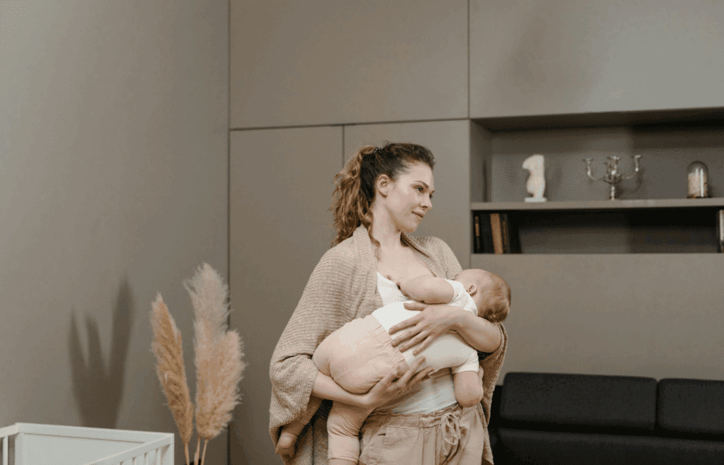 Mother Breastfeeding Her Baby