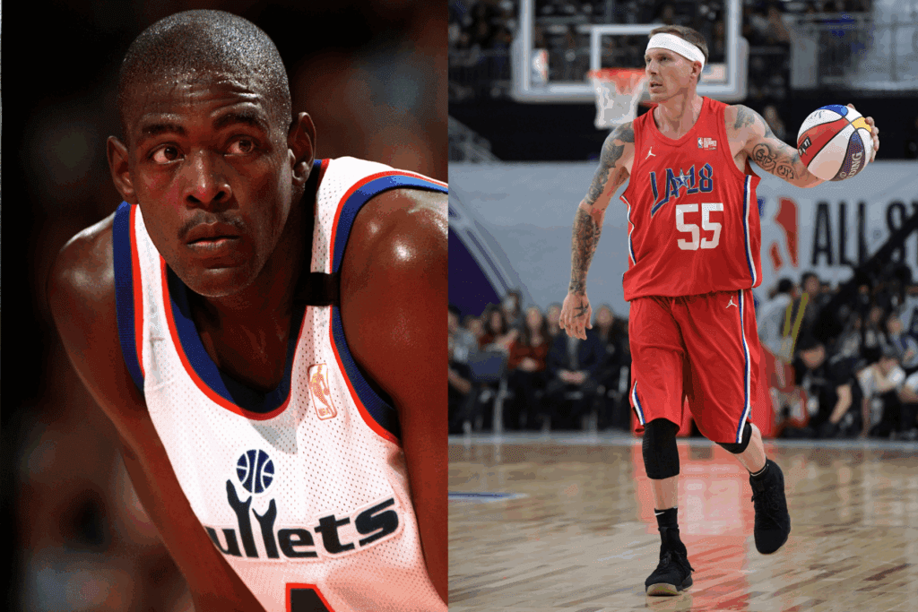 November 2, 1995; Landover, MD, USA; FILE PHOTO; Bullets player Chris Webber (4) in action against the Cleveland Cavaliers at USAir Arena. Mandatory Credit: Porter Binks-Imagn Images